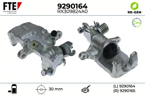 Bremssattel Hinterachse links FTE 9290164 Bild Bremssattel Hinterachse links FTE 9290164