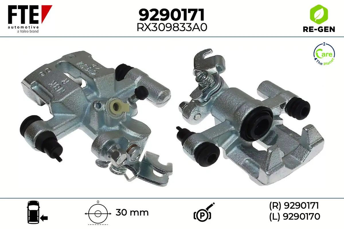 Bremssattel Hinterachse rechts FTE 9290171