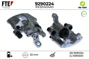 Bremssattel Hinterachse rechts FTE 9290224