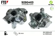 Bremssattel Hinterachse rechts FTE 9290403