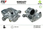 Bremssattel Hinterachse rechts FTE 9290407