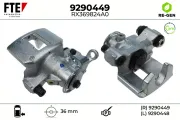 Bremssattel Hinterachse rechts FTE 9290449