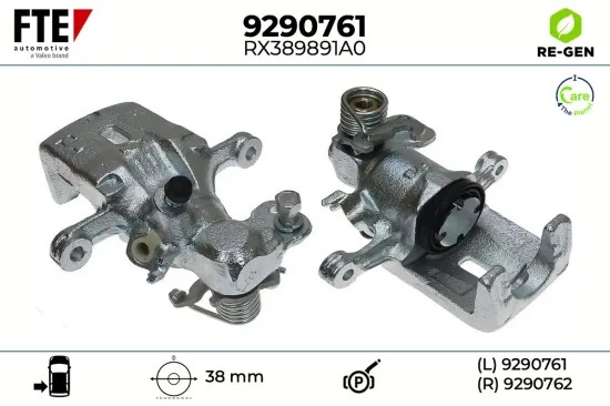 Bremssattel Hinterachse links FTE 9290761 Bild Bremssattel Hinterachse links FTE 9290761