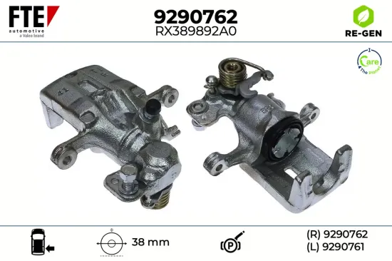 Bremssattel Hinterachse rechts FTE 9290762 Bild Bremssattel Hinterachse rechts FTE 9290762