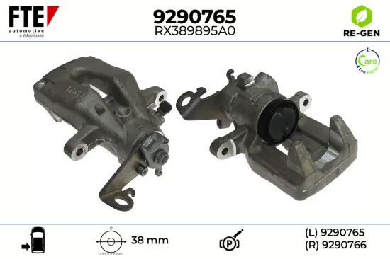 Bremssattel Hinterachse links FTE 9290765 Bild Bremssattel Hinterachse links FTE 9290765