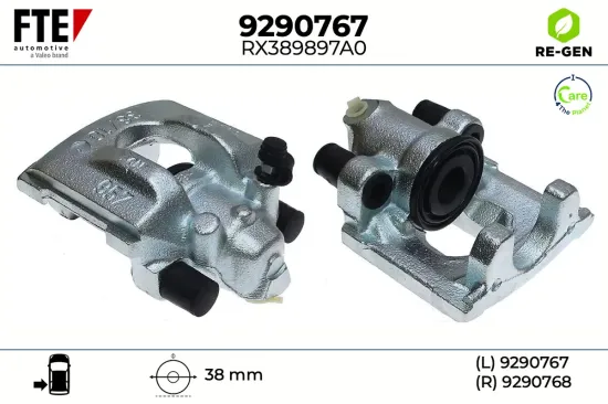 Bremssattel Hinterachse links FTE 9290767 Bild Bremssattel Hinterachse links FTE 9290767