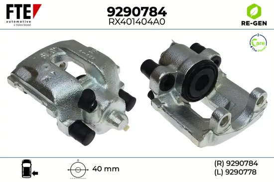 Bremssattel Hinterachse rechts FTE 9290784 Bild Bremssattel Hinterachse rechts FTE 9290784