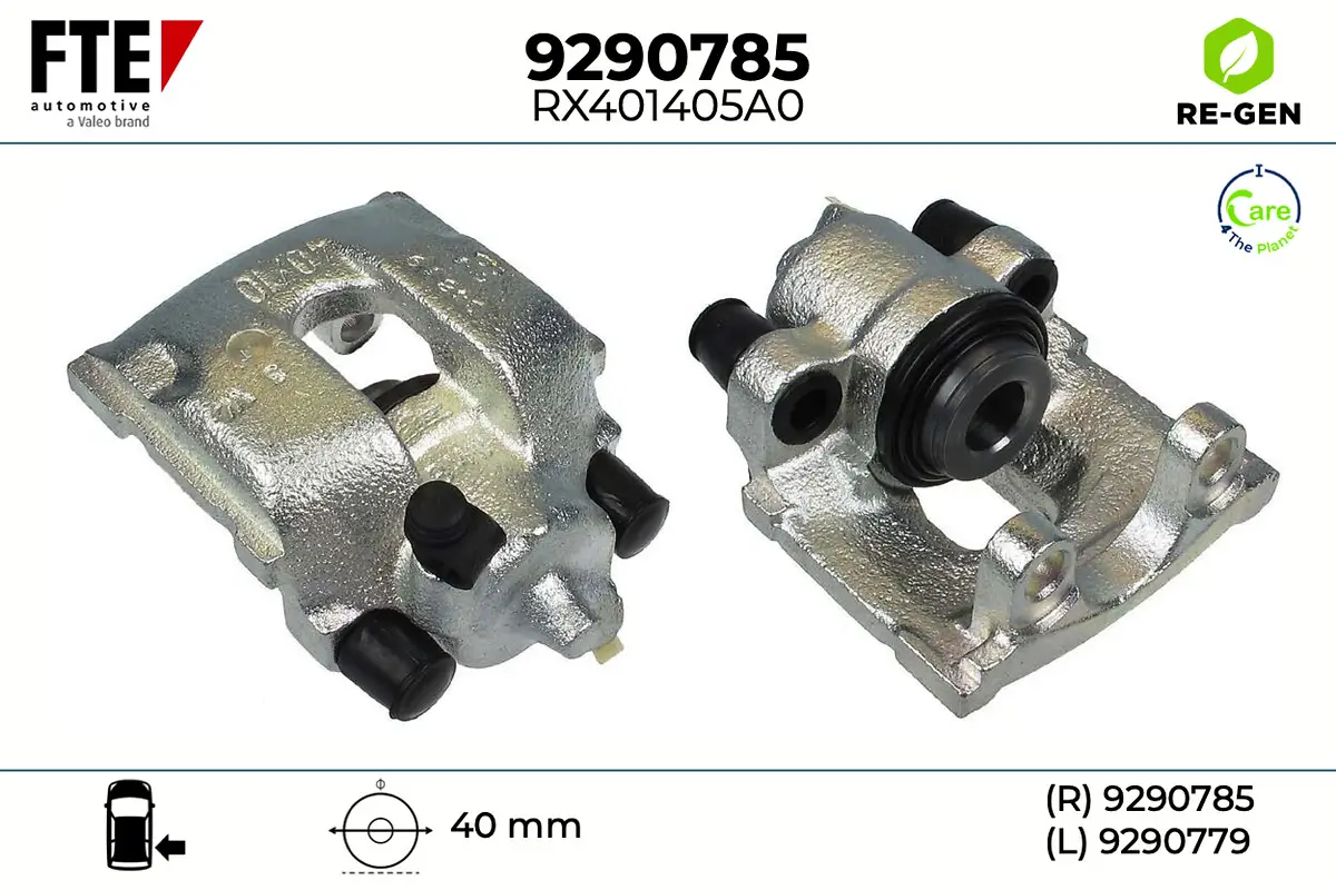 Bremssattel Hinterachse rechts FTE 9290785