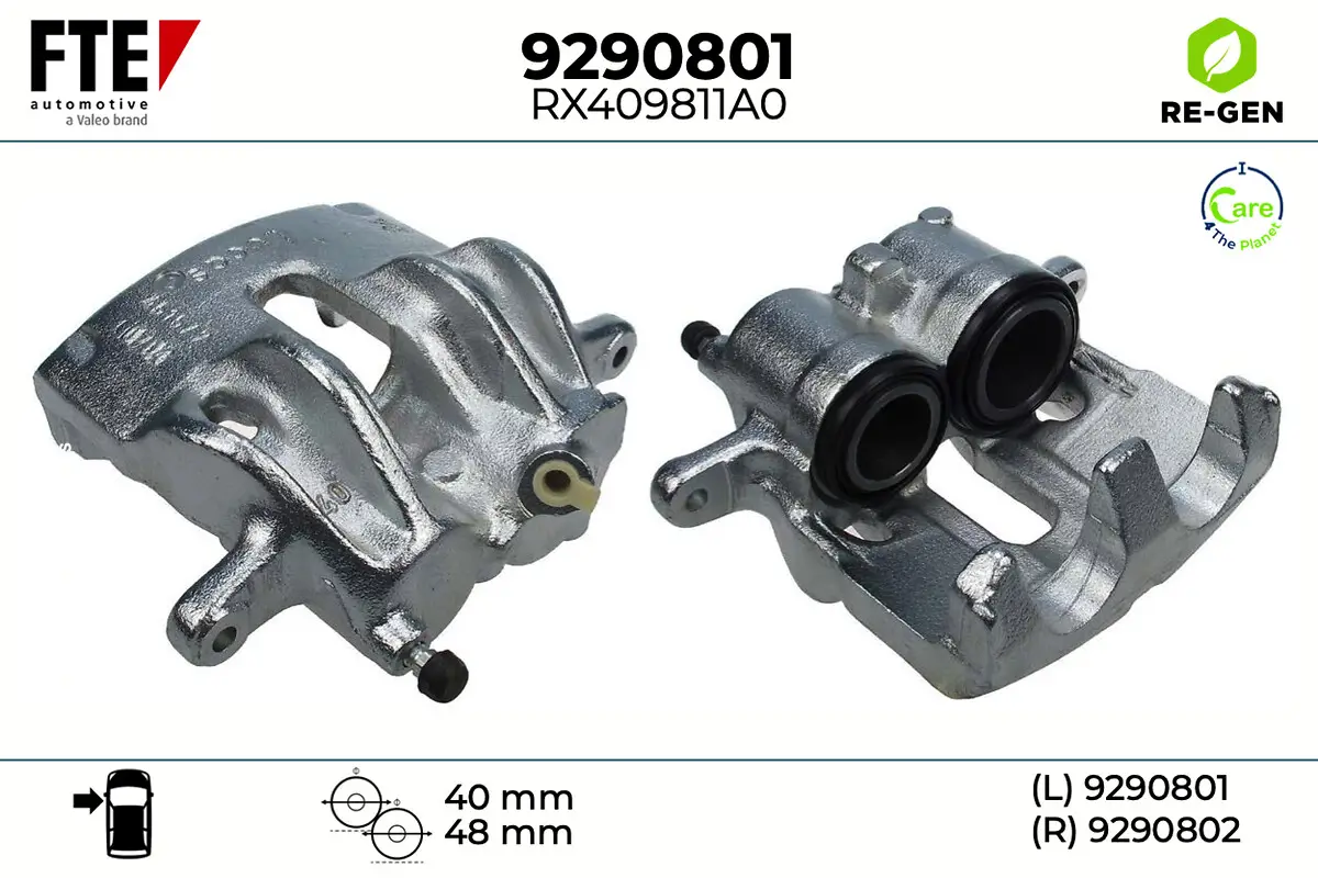 Bremssattel Vorderachse links FTE 9290801