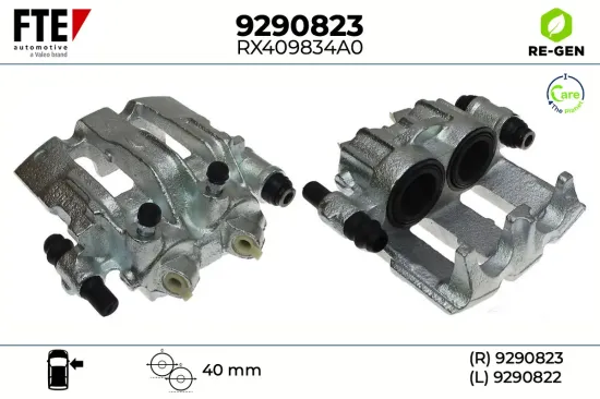Bremssattel Vorderachse rechts FTE 9290823 Bild Bremssattel Vorderachse rechts FTE 9290823