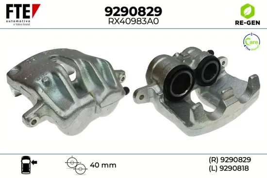 Bremssattel Vorderachse rechts FTE 9290829 Bild Bremssattel Vorderachse rechts FTE 9290829