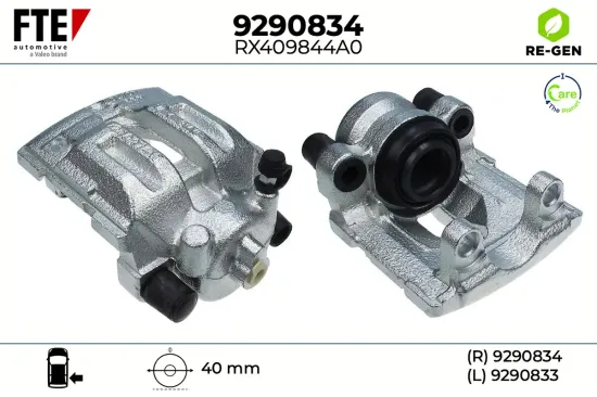 Bremssattel Hinterachse rechts FTE 9290834 Bild Bremssattel Hinterachse rechts FTE 9290834