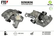 Bremssattel Hinterachse rechts FTE 9290836