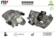 Bremssattel Hinterachse rechts FTE 9290838