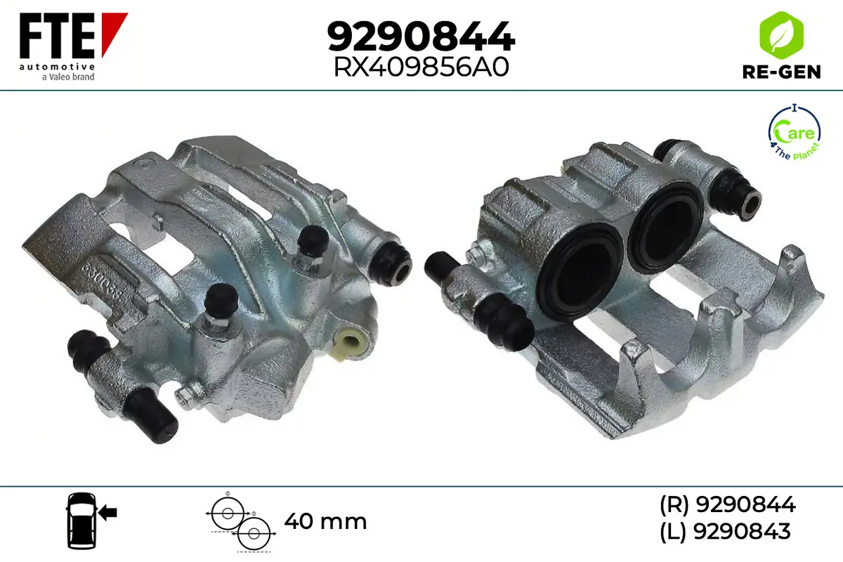 Bremssattel Vorderachse rechts FTE 9290844