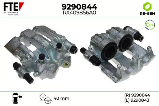 Bremssattel Vorderachse rechts FTE 9290844 Bild Bremssattel Vorderachse rechts FTE 9290844