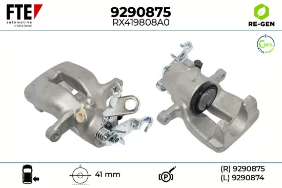 Bremssattel Hinterachse rechts FTE 9290875 Bild Bremssattel Hinterachse rechts FTE 9290875