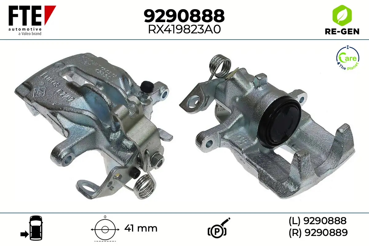 Bremssattel Hinterachse links FTE 9290888