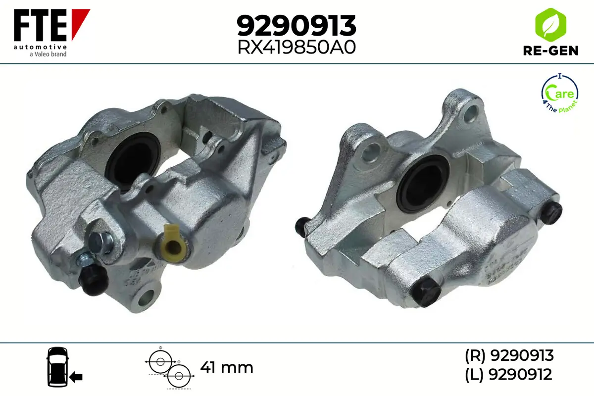 Bremssattel Hinterachse rechts FTE 9290913
