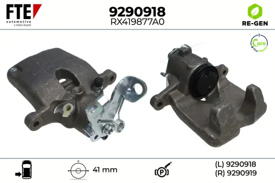 Bremssattel Hinterachse links FTE 9290918 Bild Bremssattel Hinterachse links FTE 9290918
