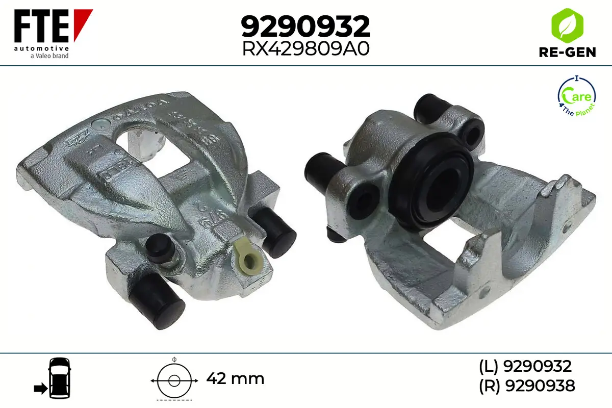 Bremssattel Hinterachse links FTE 9290932