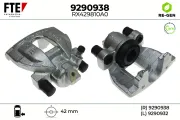 Bremssattel Hinterachse rechts FTE 9290938