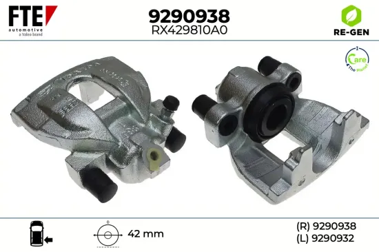 Bremssattel Hinterachse rechts FTE 9290938 Bild Bremssattel Hinterachse rechts FTE 9290938