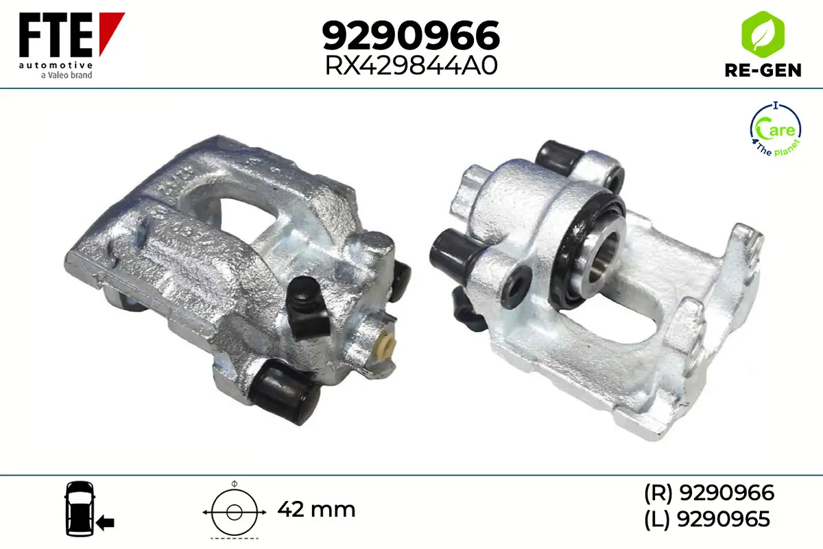 Bremssattel Hinterachse rechts FTE 9290966