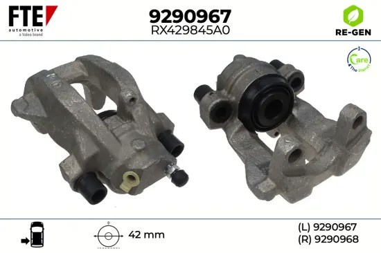 Bremssattel Hinterachse links FTE 9290967 Bild Bremssattel Hinterachse links FTE 9290967