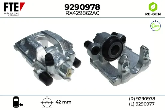Bremssattel Hinterachse rechts FTE 9290978 Bild Bremssattel Hinterachse rechts FTE 9290978