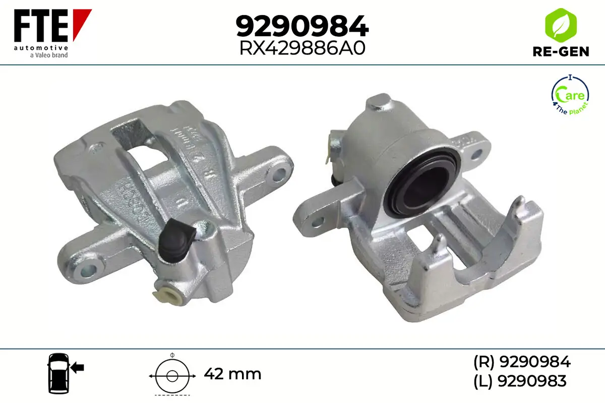 Bremssattel Vorderachse rechts FTE 9290984