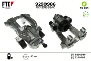 Bremssattel Hinterachse rechts FTE 9290986