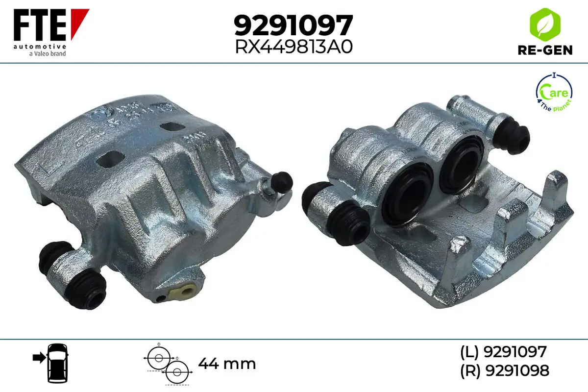 Bremssattel Vorderachse links FTE 9291097