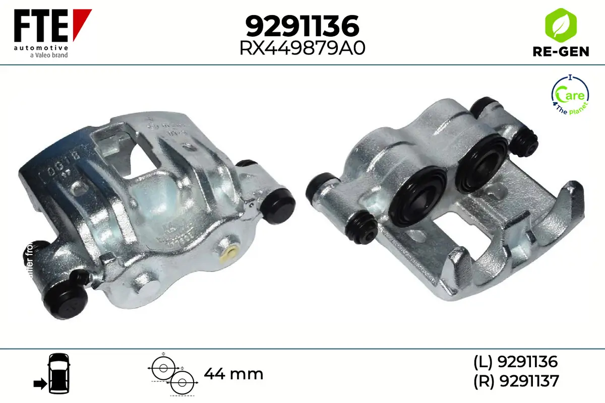 Bremssattel Hinterachse links FTE 9291136