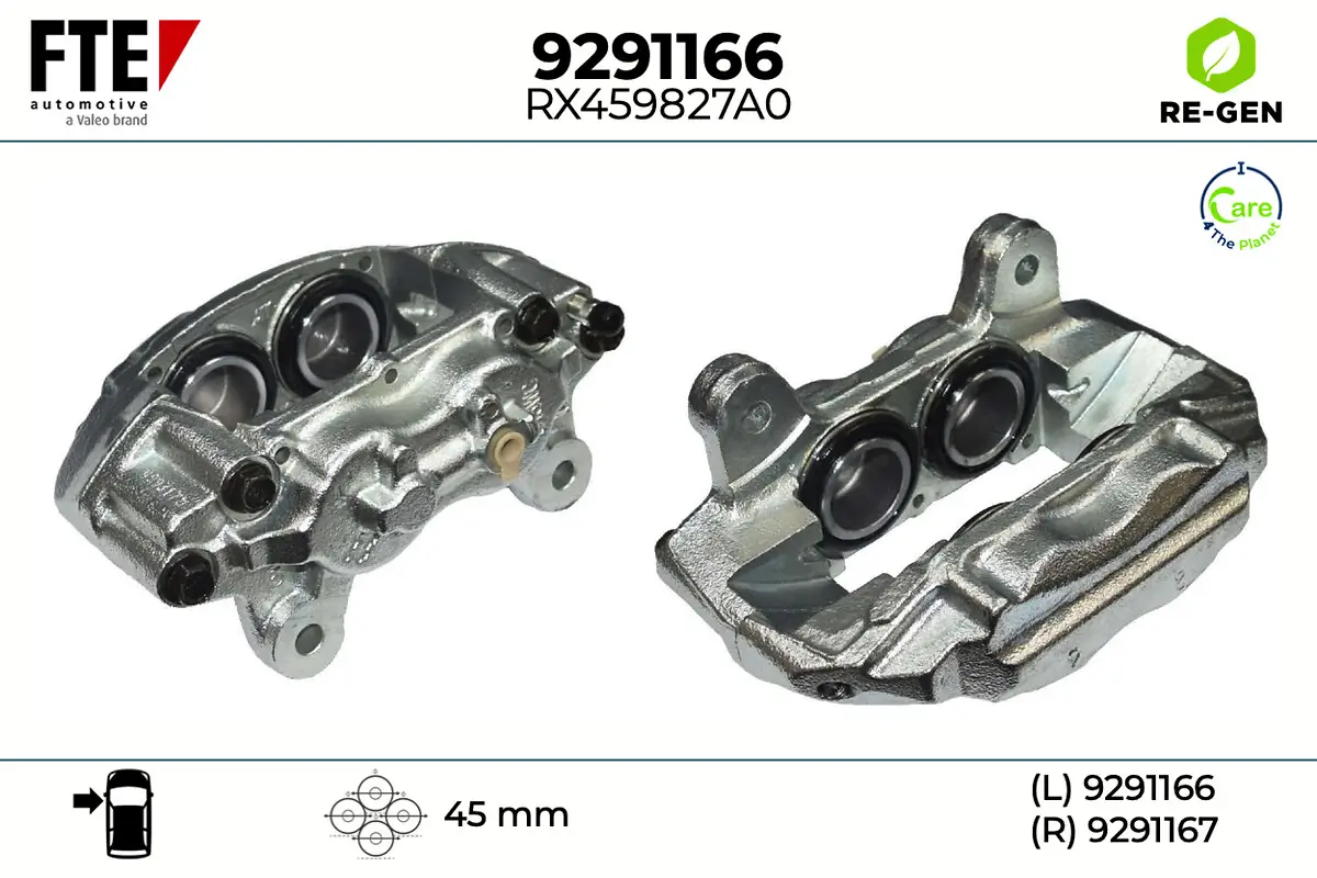 Bremssattel Vorderachse links FTE 9291166