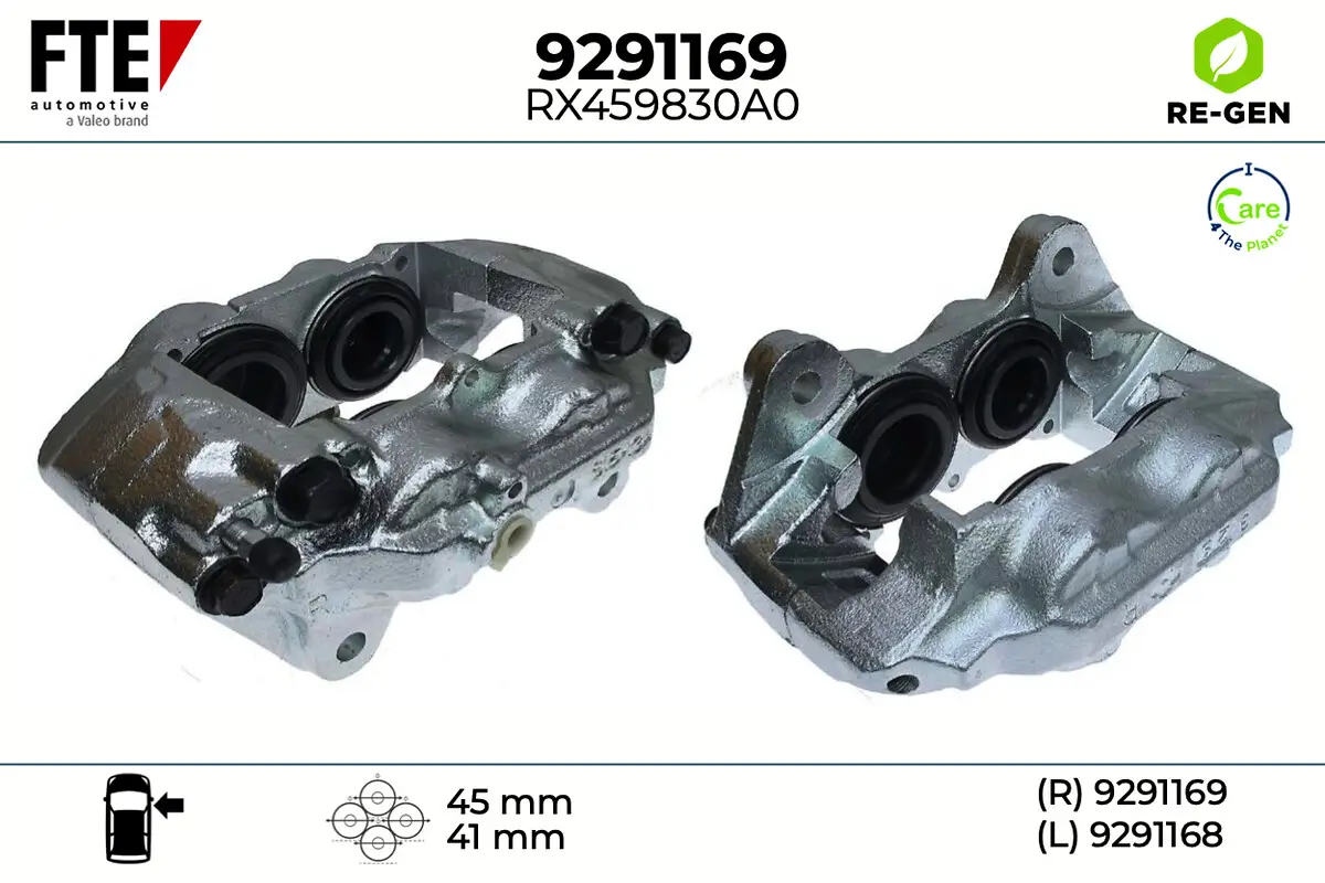 Bremssattel Vorderachse rechts FTE 9291169