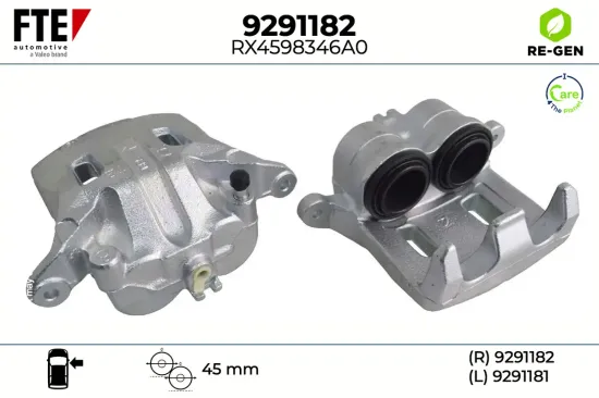 Bremssattel Vorderachse rechts FTE 9291182 Bild Bremssattel Vorderachse rechts FTE 9291182