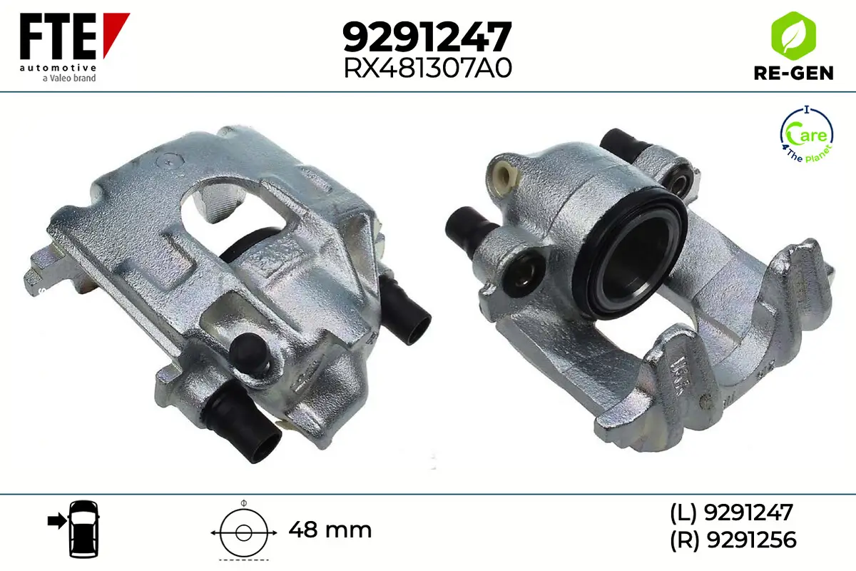 Bremssattel Vorderachse links FTE 9291247