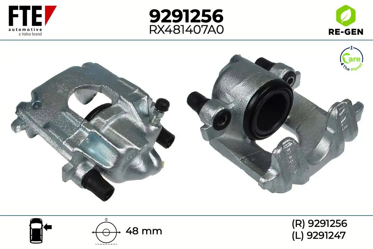 Bremssattel Vorderachse rechts FTE 9291256