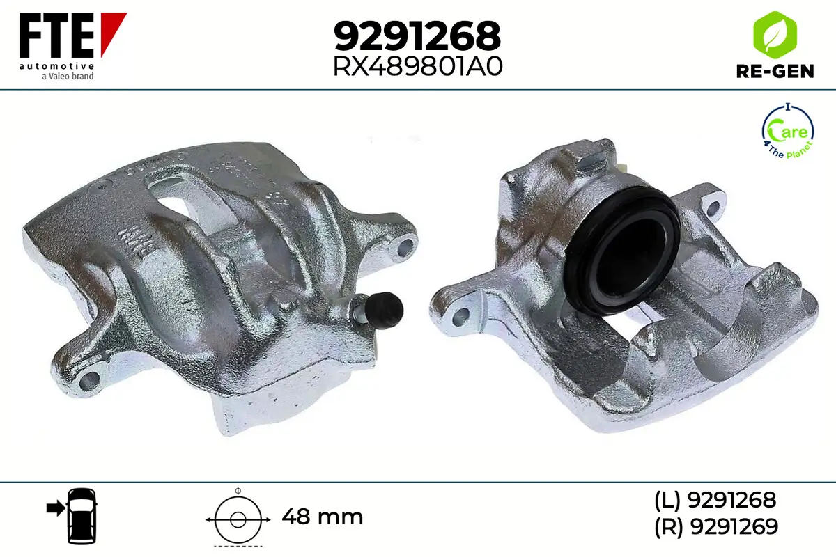 Bremssattel Vorderachse links FTE 9291268