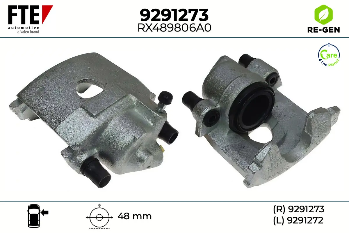 Bremssattel Vorderachse rechts FTE 9291273