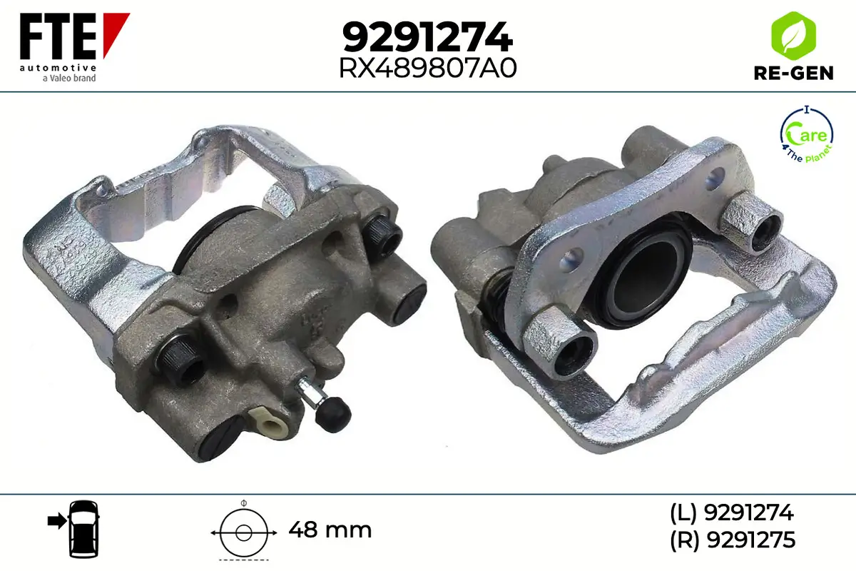 Bremssattel Vorderachse links FTE 9291274