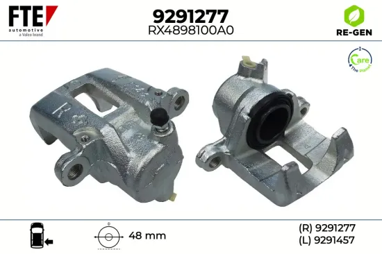Bremssattel Hinterachse rechts FTE 9291277 Bild Bremssattel Hinterachse rechts FTE 9291277