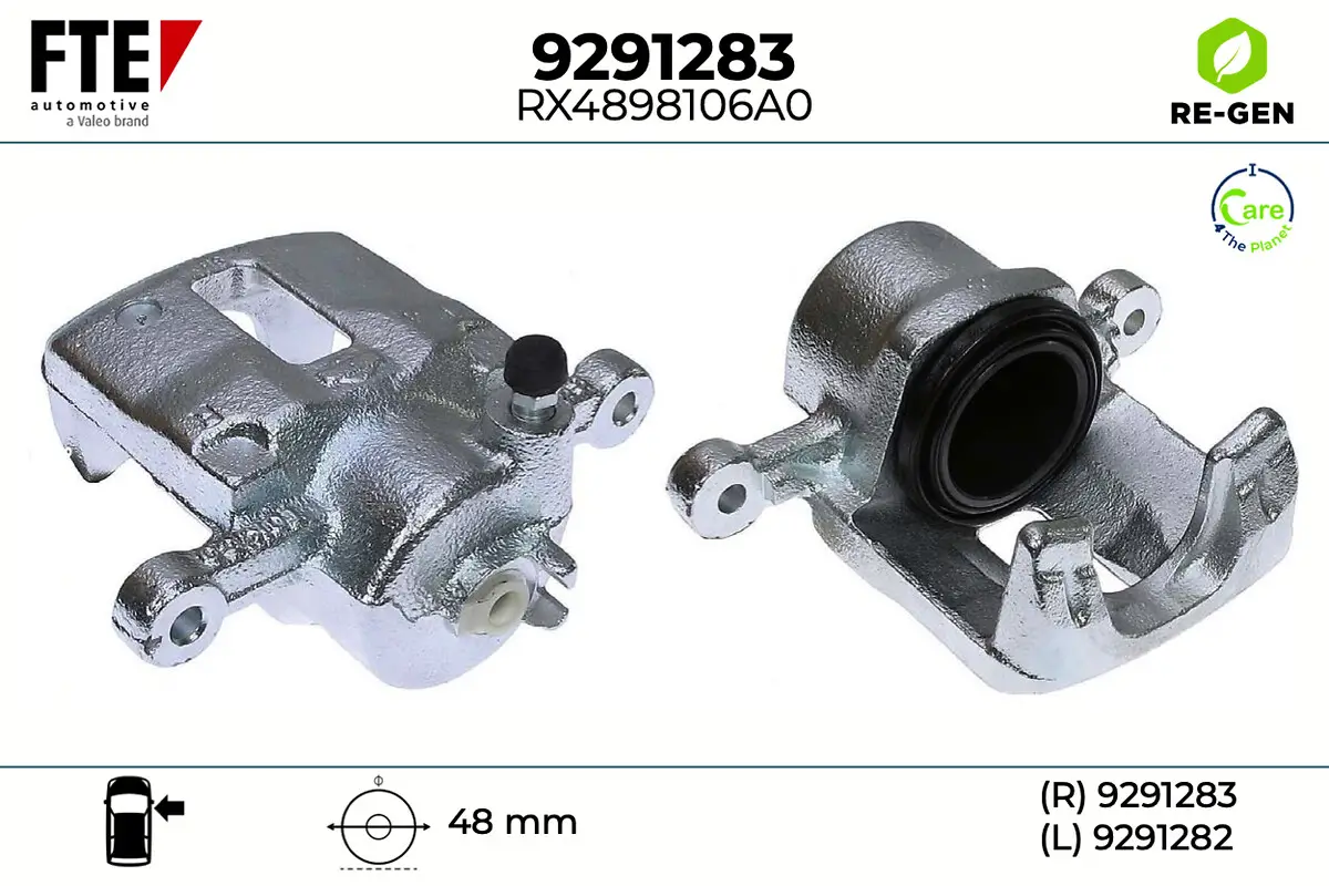 Bremssattel Vorderachse rechts FTE 9291283