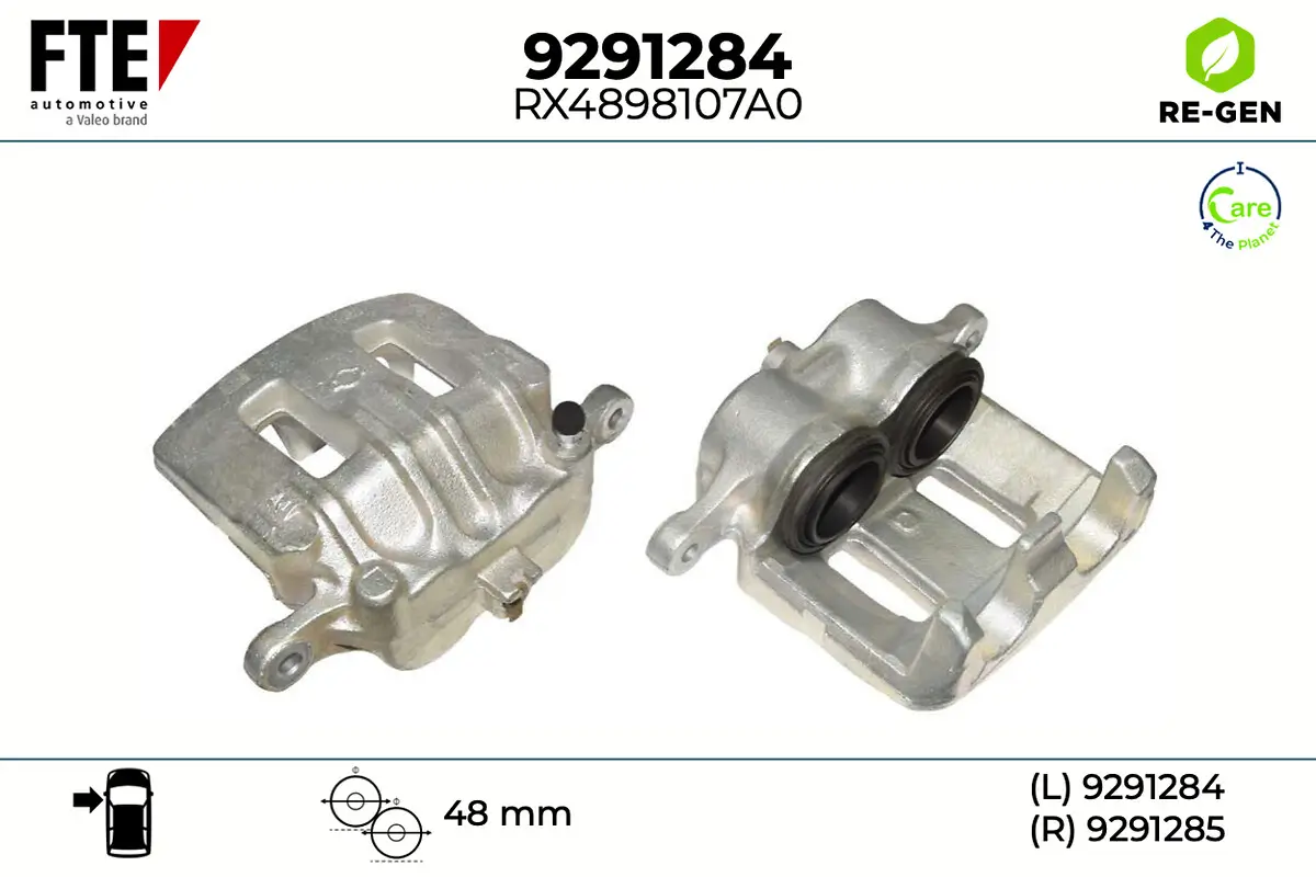 Bremssattel Vorderachse links FTE 9291284