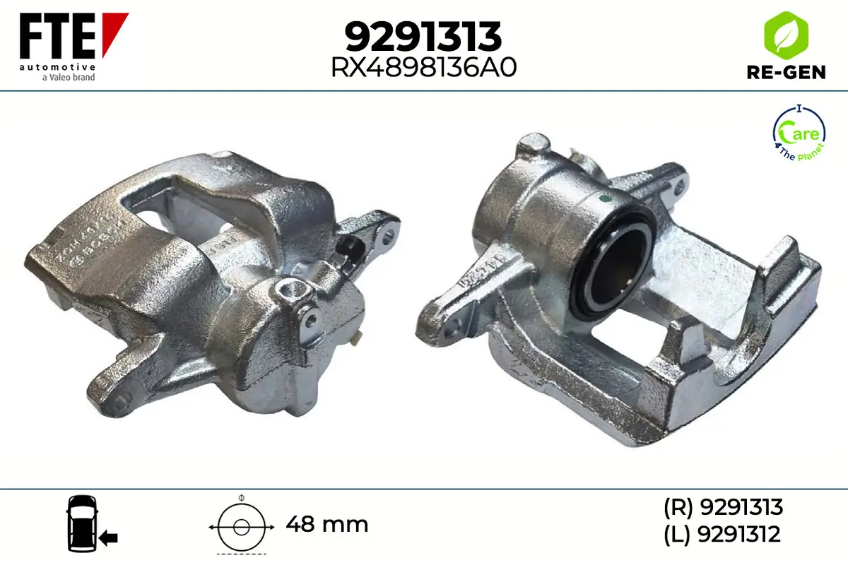 Bremssattel Hinterachse rechts FTE 9291313