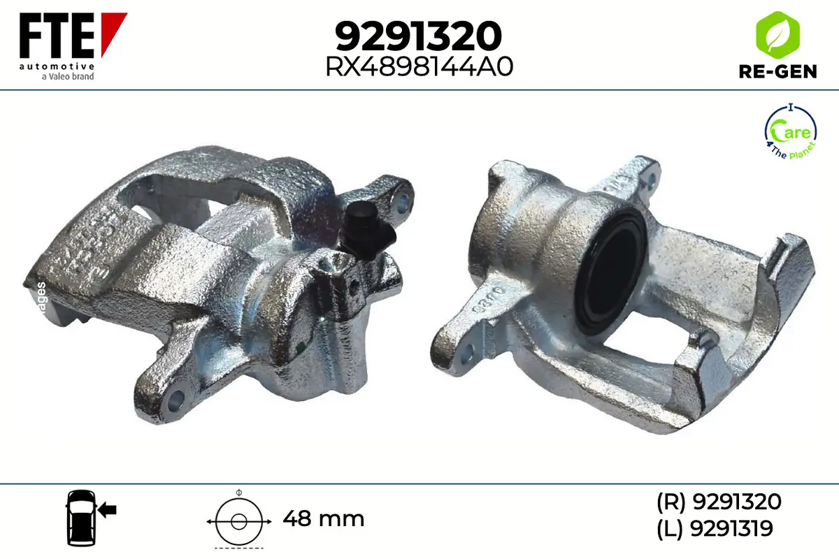 Bremssattel Vorderachse rechts FTE 9291320