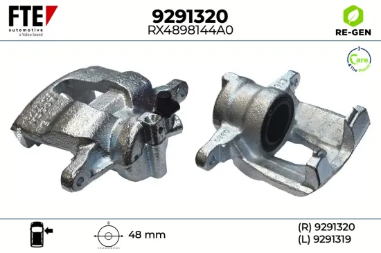 Bremssattel Vorderachse rechts FTE 9291320 Bild Bremssattel Vorderachse rechts FTE 9291320