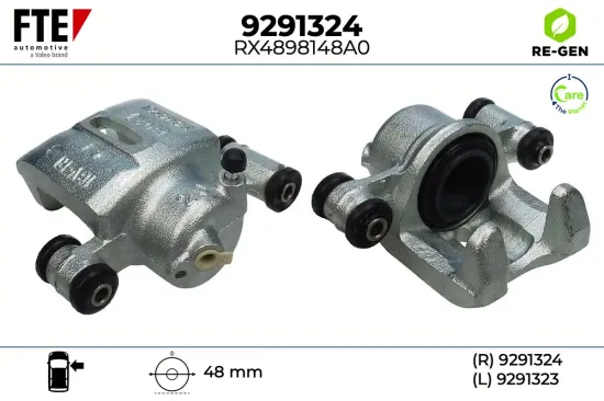 Bremssattel Vorderachse rechts FTE 9291324 Bild Bremssattel Vorderachse rechts FTE 9291324