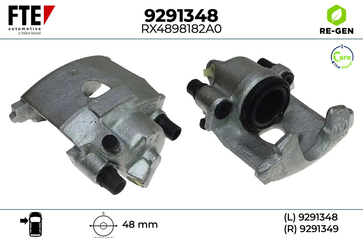 Bremssattel Vorderachse links FTE 9291348